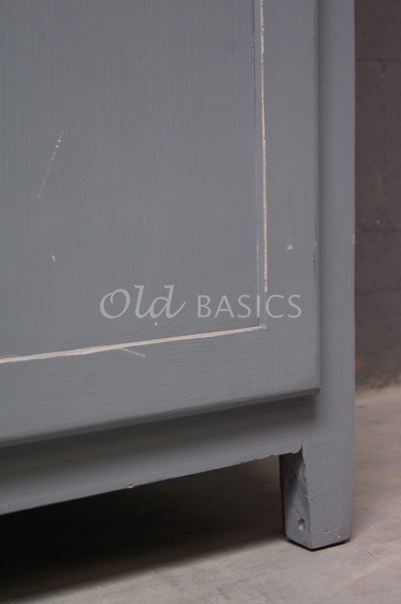 Detail van Lockerkast Ives  lichtgrijs, grijs, materiaal hout